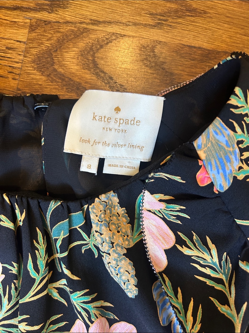Kate Spade Blossom Cold Shoulder Dress size 8 - Picture 4 of 9